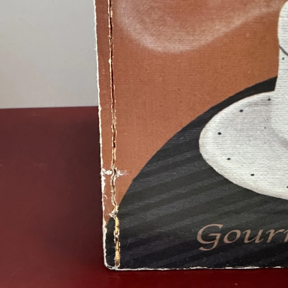 Vintage Gourmet Coffee Storage Box - Espresso and Mocha Design